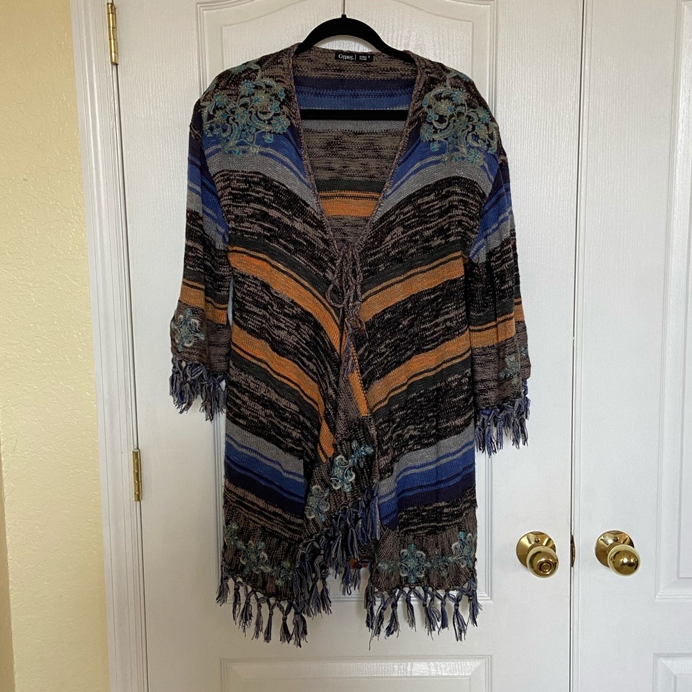 Gypsy 05 Embroidered Oversized Sweater